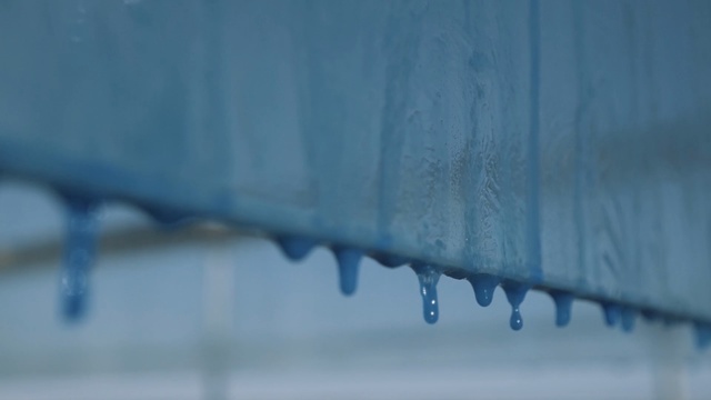 Video Reference: Blue, Water, Ice, Freezing, Sky, Line, Winter, Icicle, Drop, Person
