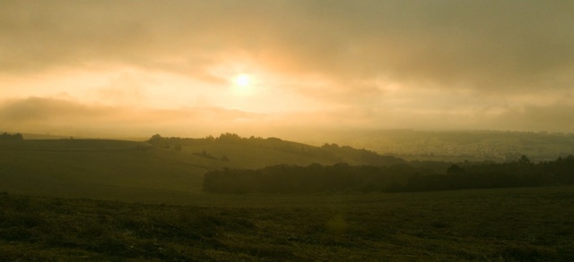 Video Reference: sky, highland, morning, dawn, atmosphere, field, hill, grassland, rural area, plain