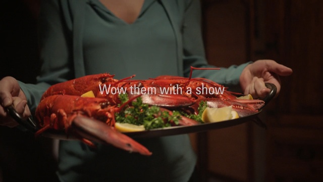 Video Reference: lobster, crustacean, meal, food, dinner, crayfish, lunch, plate, cuisine, restaurant, gourmet