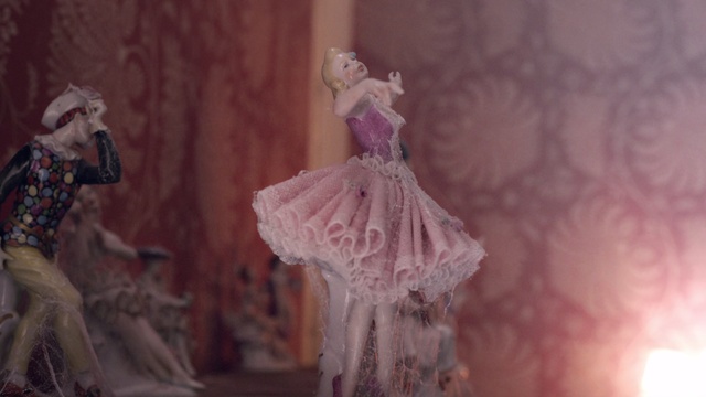 Video Reference: Pink, Dress, Purple, Fashion, Gown, Haute couture, Room, Textile, Lace