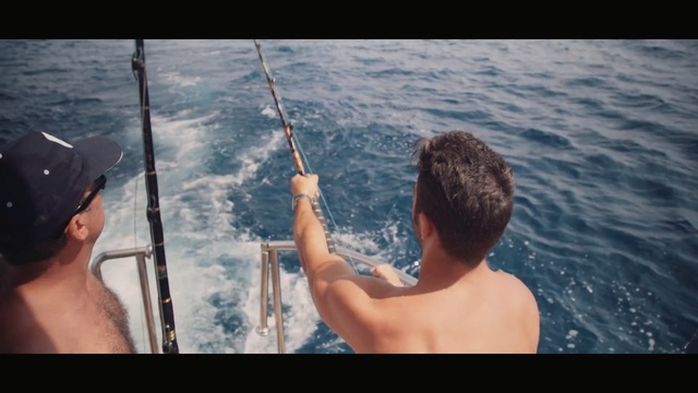 Video Reference: sea, water, fishing, vacation, fun, recreation, ocean, sky, back, big game fishing