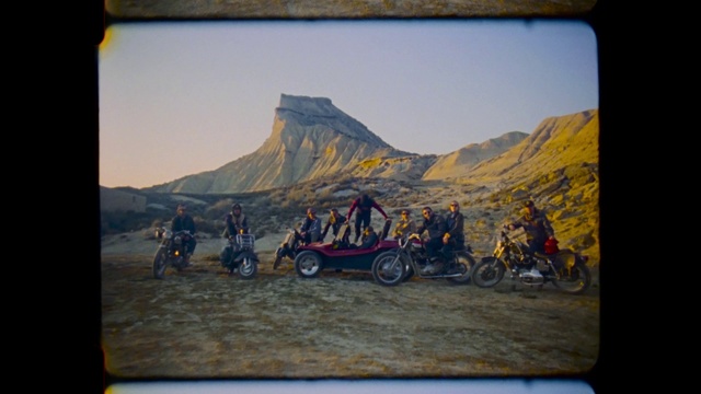 Video Reference: Motor vehicle, Mode of transport, Vehicle, Travel, Mountain, Landscape, Painting, Photography, Mountain range, Mural