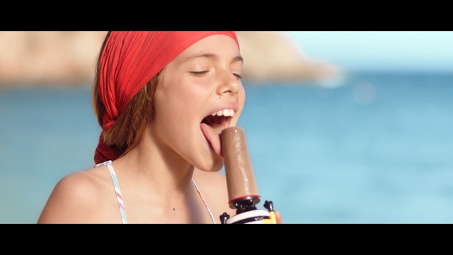 Video Reference: human hair color, blond, fun, headgear, mouth, girl, lip, music artist, microphone, Person