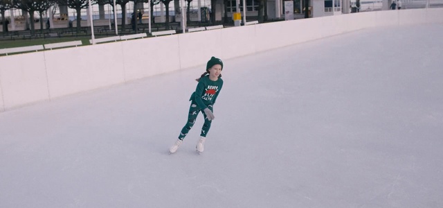 Video Reference: Ice skating, Recreation, Skating, Ice skate, Sports equipment, Ice rink, Ice, Sports, Snow, Winter