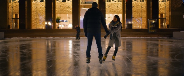 Video Reference: Water, Standing, Reflection, Fun, Walking, Pedestrian, Leisure, Evening, Holding hands, Gesture, Person