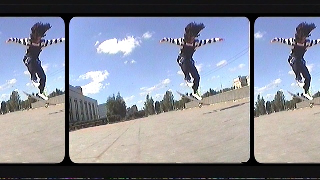 Video Reference: skateboarding equipment and supplies, skateboard, skateboarder, skateboarding, extreme sport, sports equipment, sky, recreation