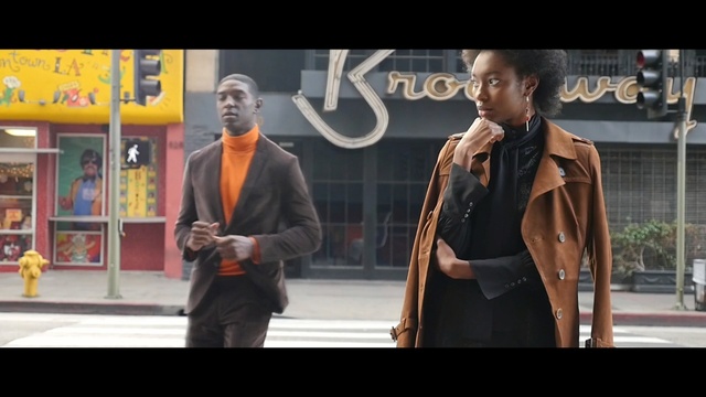 Video Reference: street, advertising, screenshot, Person