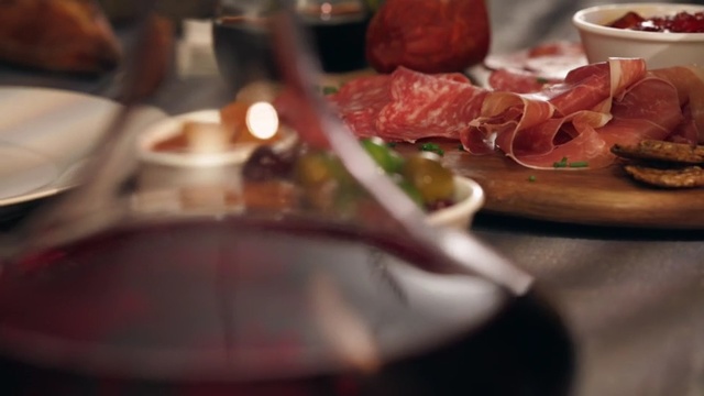 Video Reference: Dish, Cuisine, Food, Ingredient, Brunch, Charcuterie, Meat, Prosciutto, Meal, Salt-cured meat