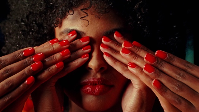 Video Reference: Nail, Red, Finger, Hand, Skin, Nail care, Flesh, Lip, Manicure, Nail polish