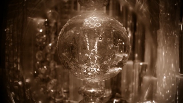 Video Reference: black and white, light, lighting, glass, water, darkness, light fixture, monochrome, drinkware, stemware