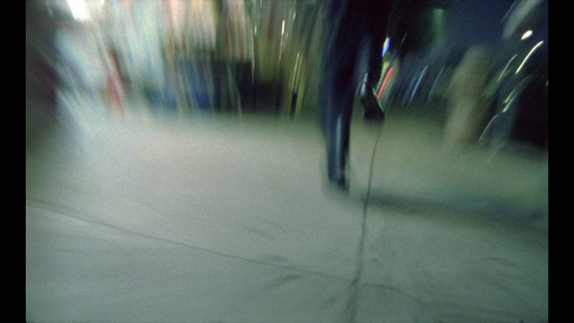 Video Reference: Light, Tree, Night, Floor, Road, Photography, Auto part, Leisure, Road surface, Flooring, Blurry, Blur, Abstract, Footwear, Clothing