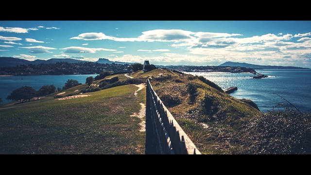Video Reference: Sky, Water, Cloud, Sea, Coast, Horizon, Ocean, Headland, Road, Highland