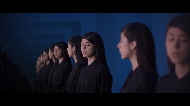 Video Reference: darkness, girl, fun, screenshot, crowd, scene, smile, midnight, Person