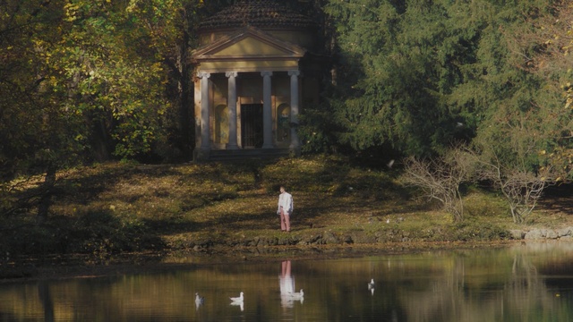Video Reference: Reflection, Nature, Water, Natural landscape, Tree, Bayou, Pond, Bank, House, Architecture
