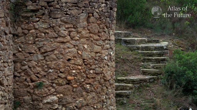 Video Reference: Stone wall, Wall, Ruins, Tree, Rock, Grass, Brick, Trunk, Wood, Landscape