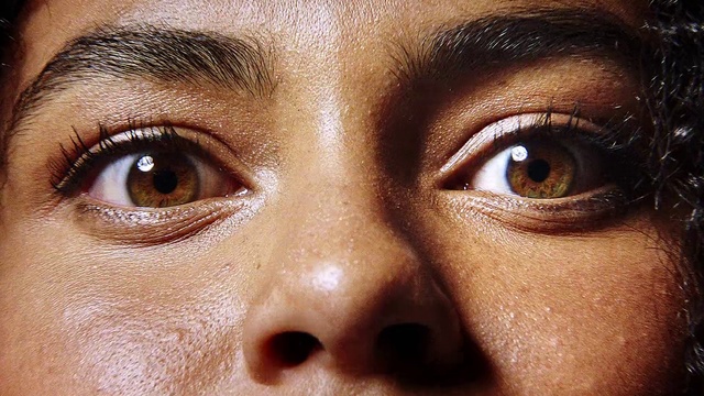 Video Reference: Face, Eyebrow, Nose, Skin, Forehead, Eye, Close-up, Cheek, Eyelash, Head