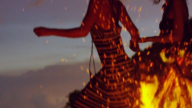 Video Reference: sky, light, geological phenomenon, sunlight, flame, evening, heat, darkness, fun, tree