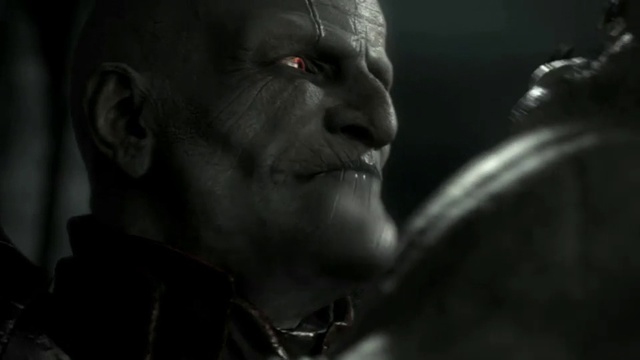 Video Reference: Darkness, Human, Fictional character, Supervillain, Movie, Photography, Screenshot, Black-and-white, Digital compositing, Monochrome