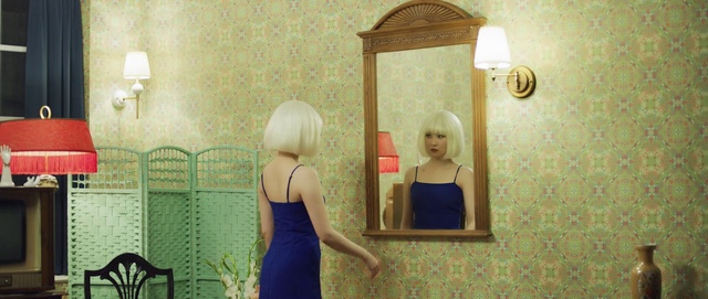 Video Reference: Lighting, Dress, Architecture, Light fixture, Room, Mirror, Arch, Lamp, Photography, Window