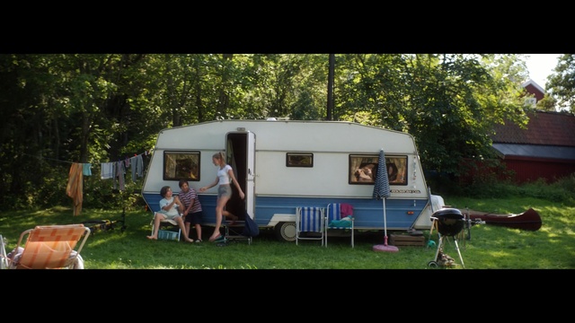 Video Reference: Travel trailer, RV, Camping, Vehicle, Trailer, House, Home, Caravan, Recreation, Grass