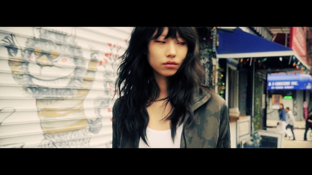 Video Reference: hair, blue, girl, human hair color, beauty, lady, snapshot, photography, hairstyle, black hair, Person