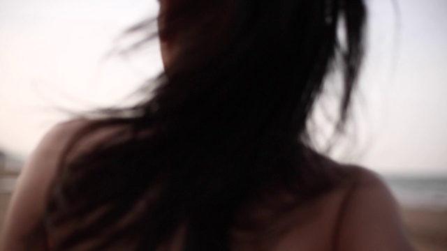 Video Reference: Hair, Face, Shoulder, Hairstyle, Skin, Black hair, Long hair, Neck, Beauty, Lip