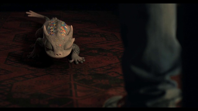 Video Reference: Frog, Reptile, Grey, Amphibian, Wood, Art, Flooring, Terrestrial animal, Toad, Darkness