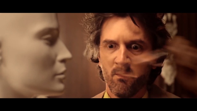 Video Reference: face, nose, head, chin, cheek, human, forehead, screenshot, facial hair, mouth, Person