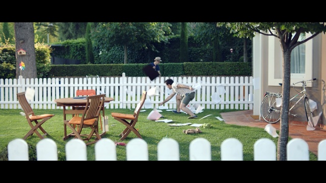 Video Reference: Picket fence, Lawn, Fence, Backyard, Grass, Yard, Leisure, Garden, Landscaping, Tree
