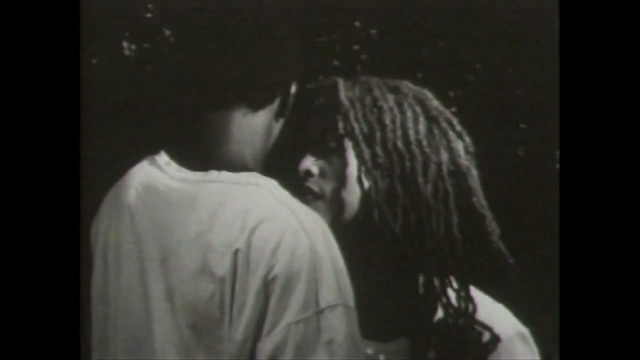 Video Reference: black, black and white, kiss, emotion, darkness, snapshot, interaction, forehead, human, romance