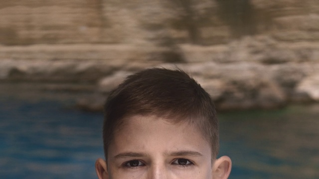 Video Reference: Face, Hair, Forehead, Head, Nose, Child, Eyebrow, Chin, Skin, Cheek