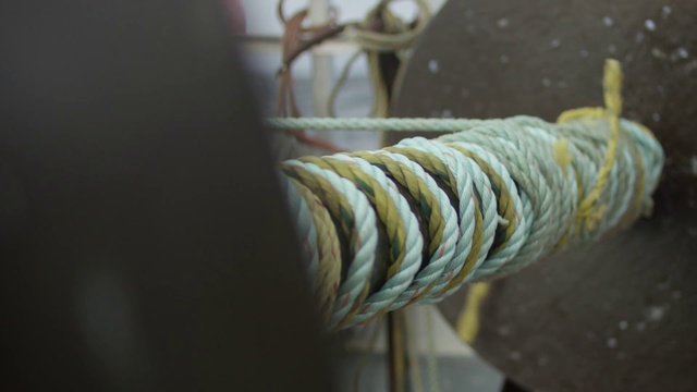 Video Reference: Rope, Yellow, Thread, Twine, Wool, Textile, Knot, Spinning, Metal