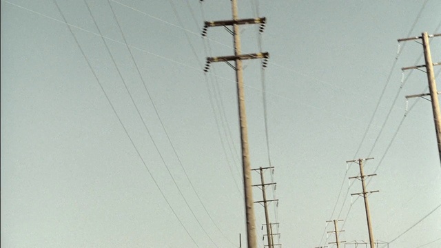 Video Reference: Overhead power line, Transmission tower, Electricity, Tower, Electrical supply, Public utility, Line, Wire, Antenna, Parallel