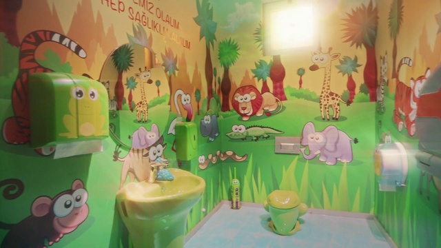 Video Reference: Green, Cartoon, Room, Animation, Art