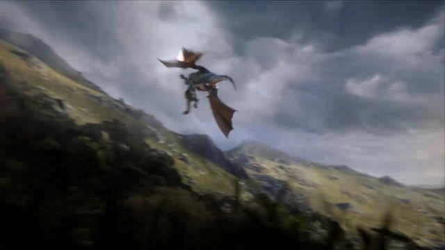 Video Reference: Sky, Wing, Extreme sport, Atmosphere, Terrain, Bird, Cloud, Cumulus, Fictional character, Cliff