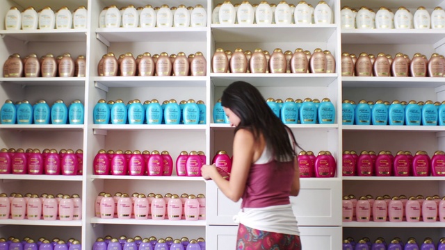 Video Reference: Skin, Product, Shelf, Beauty, Pink, Nail polish, Hair coloring, Nail, Nail care, Shelving