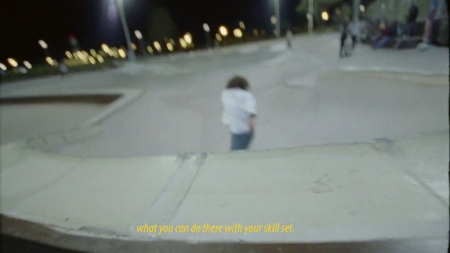 Video Reference: Sport venue, Mode of transport, Skatepark, Recreation, Photography, Concrete, Asphalt, Night, Road, Skateboarding