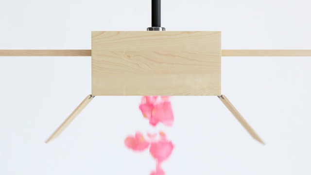 Video Reference: light fixture, table, lighting, wood, lighting accessory, furniture, angle, lamp, ceiling fixture, lampshade