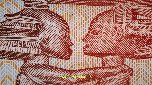 Video Reference: Drawing, Pattern, Banknote, Textile, Art, Close-up, Paper, Design, Illustration, Paper product