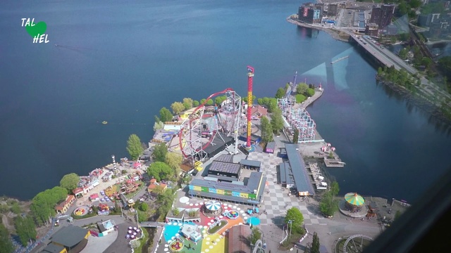 Video Reference: Aerial photography, Birds-eye view, Waterway, Urban design, Amusement park, Water resources, Metropolitan area, Photography, Tourism, Landscape