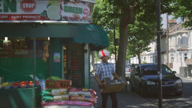 Video Reference: Mode of transport, Neighbourhood, Street, Building, Vehicle, Family car