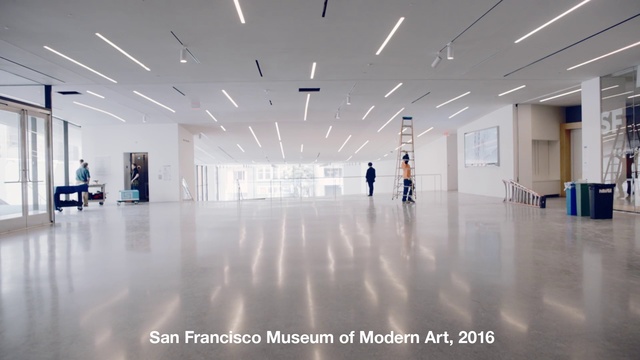 Video Reference: Floor, Lobby, Flooring, Building, Line, Architecture, Ceiling, Interior design, Daylighting, Space