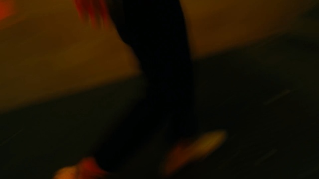 Video Reference: Black, Red, Light, Orange, Darkness, Brown, Yellow, Lighting, Leg, Room