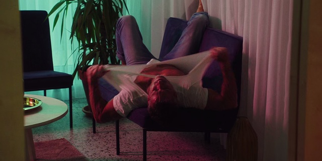 Video Reference: Pink, Furniture, Leg, Room, Bed, Couch, Magenta, Interior design, Comfort, Mouth