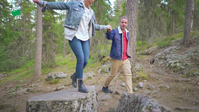 Video Reference: Outerwear, Tree, Recreation, Walking, Adventure, Jeans