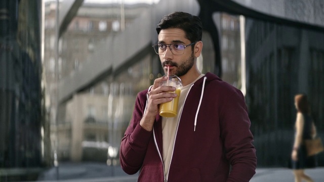 Video Reference: Glasses, Temple, Photography, Drinking, Suit, Drink, Smoking