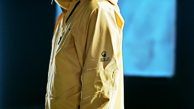 Video Reference: yellow, outerwear, shoulder, fashion, textile, sleeve, t shirt, jacket, fashion design