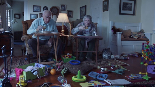 Video Reference: Room, Table, Visual arts, Sitting, Furniture, Art