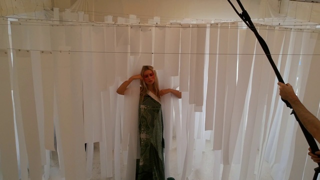 Video Reference: Curtain, Ceiling, Wall, Textile, Room, Interior design, Architecture, Window treatment, Plaster