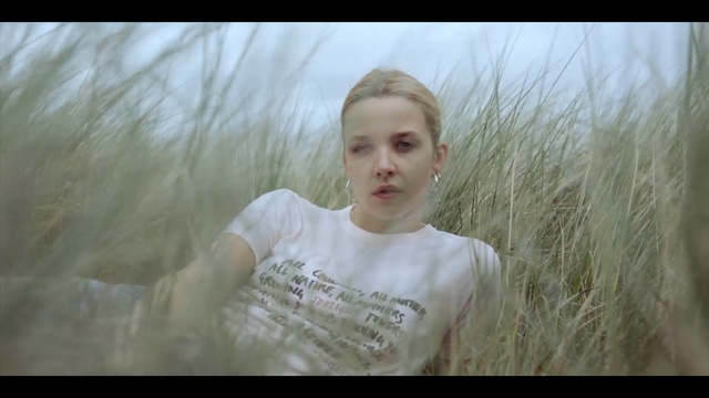 Video Reference: hair, face, human hair color, person, girl, blond, beauty, eye, grass, grass family